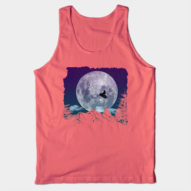 Snowmobile Freestyle - Purple Hue Tank Top by MerlinArt